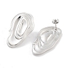 Non-Tarnish 304 Stainless Steel Stud Earrings for Women EJEW-K283-07P-1