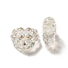 Transparent Acrylic Waffle Beads OACR-E016-01D-4