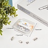 Brass Capsule Lace Lock Buckles KK-PH0001-29P-8