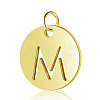 304 Stainless Steel Charms Ion Plating(IP) A-STAS-S105-T514G-M-1