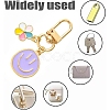 Alloy Enamel Pendant Decorations HJEW-YW00008-01-6