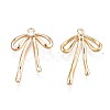 Brass Micro Pave Clear Cubic Zirconia Pendants KK-N232-244-2