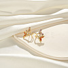 925 Sterling Silver Micro Pave Cubic Zirconia Stud Earrings EJEW-K284-06G-3