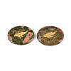 Natural Unakite Cabochons G-T143-28F-1