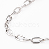 Non-Tarnish 304 Stainless Steel Cable Chain Bracelet for Men Women BJEW-E031-05J-P-2