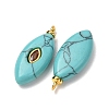 Dyed Synthetic Turquoise Pendants GG-CBAA798-04G-02-3