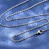 Tarnish Resistant Classic Plain 304 Stainless Steel Mens Womens Necklaces Unisex Cable Chain Necklaces NJEW-507L-7-1