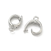 Brass Twister Clasps KK-D229-21P-2