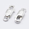 925 Sterling Silver Lobster Claw Clasps STER-K167-075C-S-1