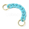 5Pcs 5 Colors Acrylic Twisted Chain Bag Extender Chains FIND-JF00151-4