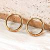 201 Stainless Steel Hoop Earrings EJEW-P304-15B-G-1