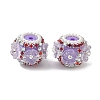 Flower Style Resin Rhinestone Beads CLAY-NH0003-05S-2