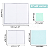 8Pcs 4 Style Silver Polishing Cloth AJEW-AR0001-33-2
