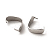 Non-Tarnish 304 Stainless Steel Snap on Bails STAS-L207-19P-2