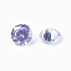 Cubic Zirconia Pointed Back Cabochons ZIRC-WH0001-B03-2