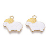 Alloy Enamel Pendants FIND-N048-024A-2