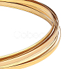 Half Round Brass Wire for Jewelry Making CWIR-WH0003-02-B-1