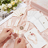 6Pcs Square PU Leather Jewelry Storage Bags with Iron Button ABAG-OC0001-18B-3