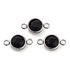 Glass Connector Charms GLAA-G018-P13-1