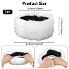 1Pc Faux Fur Fiber Yarn Warmer Headbands COHT-CY0001-01D-2