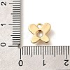 Brass Micro Pave Cubic Zirconia Charms KK-C085-24G-3