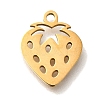 201 Stainless Steel Pendants STAS-R136-01G-02-1