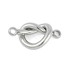 304 Stainless Steel Connector Charms STAS-M078-02P-1