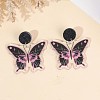 Acrylic Dangle Stud Earrings FS-WGAA5B6-05-1