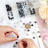 200Pcs 10 Styles Mixed Styles Glass Round Bead Strands DGLA-SC0001-02-3