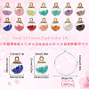 SUNNYCLUE DIY Wine Glass Charms Making Kits DIY-SC0020-73S-2