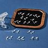 2 Pairs Alloy Stud Earrings for Women EJEW-FS0001-27E-11