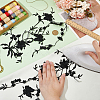 Flower Shape Cloth Embroidery Applqiues PATC-WH0012-52B-3