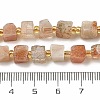 Natural Arusha Sunstone Beads Strands G-G053-B16-02-5