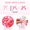 30Pcs 3 Colors Polyester Satin Bowknot for Ornament Accessories DIY-TA0010-77C-2