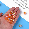 1-Hole Transparent Acrylic Buttons MACR-S373-129-C04-2