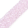 Electroplate Glass Beads Strands EGLA-A044-J3mm-A02-1