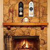 Boho Style Wall Mounted Wood Candle Holder Stand AJEW-WH0378-005-7