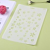 Plastic Reusable Drawing Painting Stencils Templates DIY-F018-B17-6