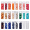 2147Pcs 24 Styles Glass Bugle Beads SEED-ME0001-22-1