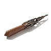 Synthetic Goldstone Pointed Big Pendants G-P560-02R-23-2