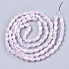 Electroplate Glass Beads Strands EGLA-S194-02A-B02-2