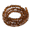 Transparent Glass Beads Strands GLAA-N018-4mm-01-2