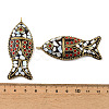 Handmade Polymer Clay Indonesia Big Pendants PY-CBAAA14-02C-02-3