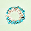 SUPERFINDINGS 4 Strands 2 Colors Ocean Theme Synthetic Turquoise Beads Strands G-FH0001-93-5