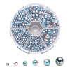 Rainbow Acrylic Imitation Pearl Beads OACR-YW0001-04-A09-1