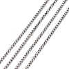 Tarnish Resistant 304 Stainless Steel Box Chains CHS-K001-37B-1
