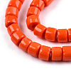 Opaque Solid Glass Bead Strands X-GLAA-N047-09-F02-3