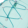 20Pcs Rainbow color Alloy Cord Locks FIND-GF0002-76-6