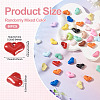 50Pcs Baking Paint Acrylic Pendants OACR-TA0004-83B-4