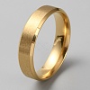 304 Stainless Steel Plain Band Rings for Woman Men RJEW-WH0017-09G-G-2